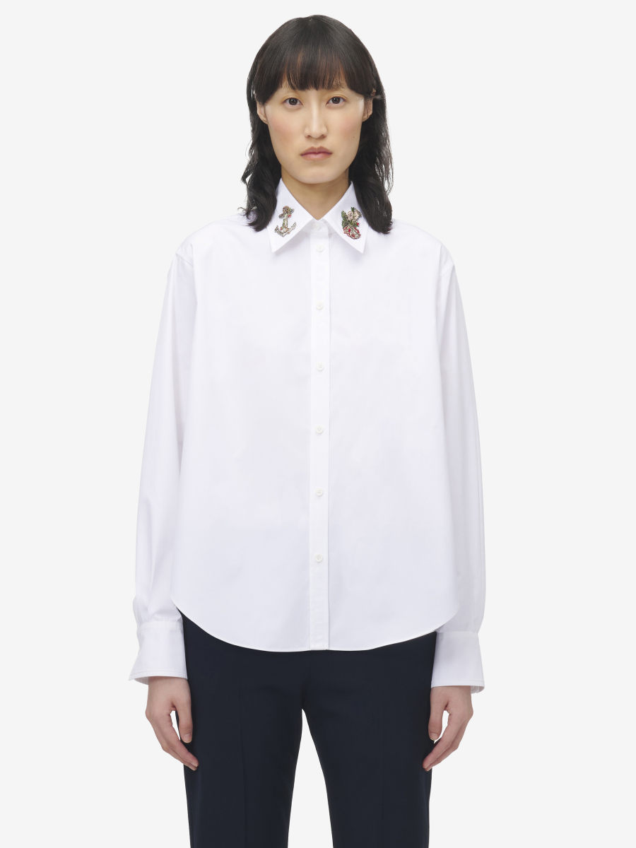 ALEXANDER MCQUEEN - Sailor Tattoo Embroidery Shirt - Item 838795QAABT9